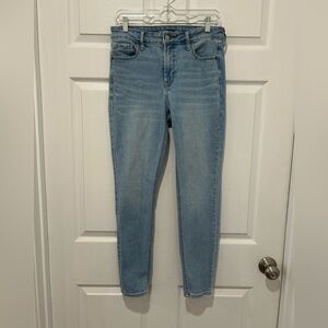 Old Navy High-Rise RockStar Super Skinny Jeans Women's Light Blue